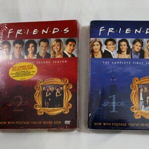Friends: The Complete First and Second Seasons  DVD Sets w Bonus Material NEW